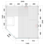 alaska corner infra nákres