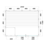 komfort small 208x158xx204 cm grundriss