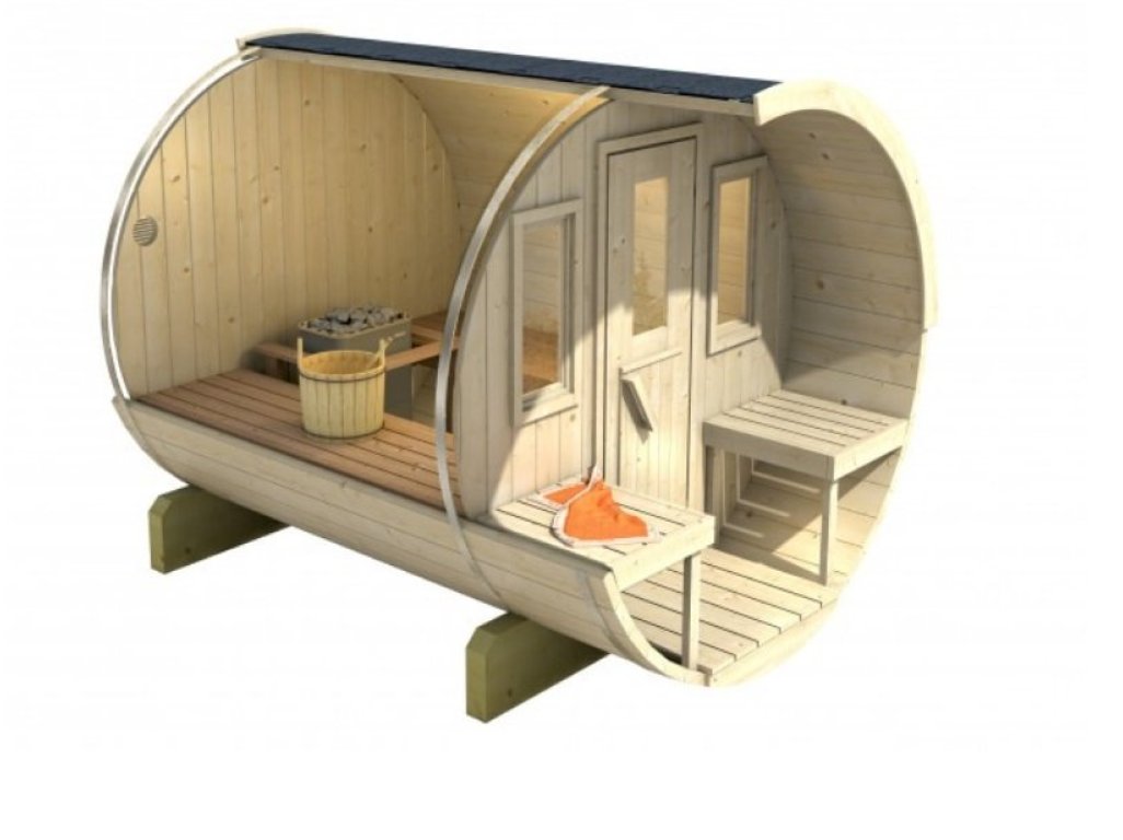 Venkovní sudova sauna 280