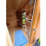 Oválná zahradní sauna