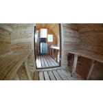 Zahradní sudová sauna