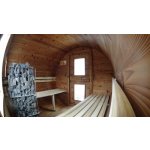 Zahradní sudová sauna