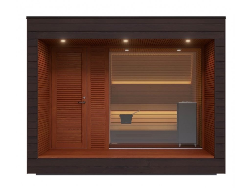 Venkovní sauna Auroom Natura 350x350cm