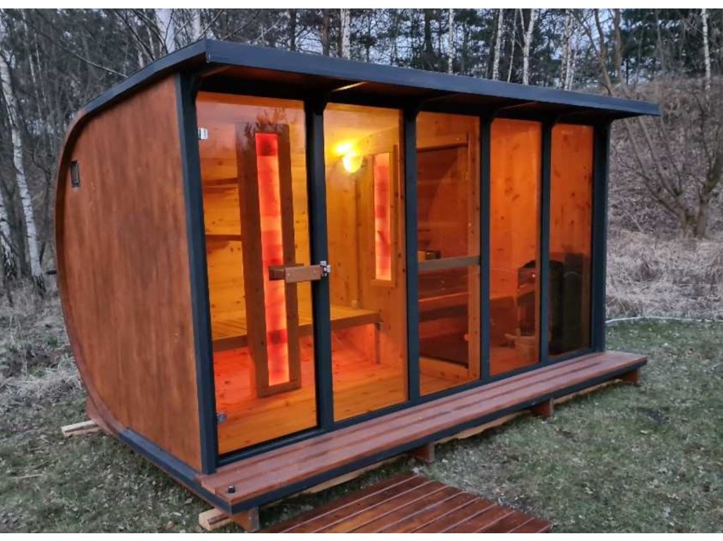 Luxusní venkovní sauna