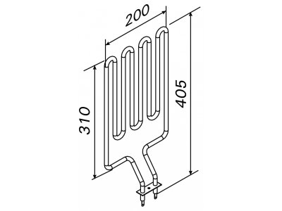 Topná tyč pro kamna Harvia D36, 1800W/230V